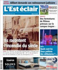 Portada de L'Est Eclair (Francia)