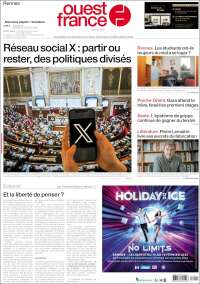 Portada de Ouest France (Francia)