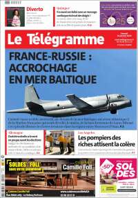 Portada de Télégramme (Francia)