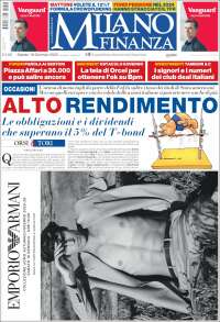Portada de Milano Finanza (Italia)