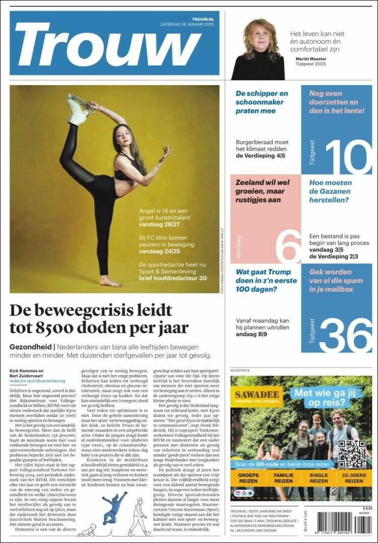 Portada de Trouw (Netherlands)