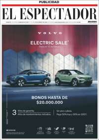 Portada de El Espectador (Colombia)