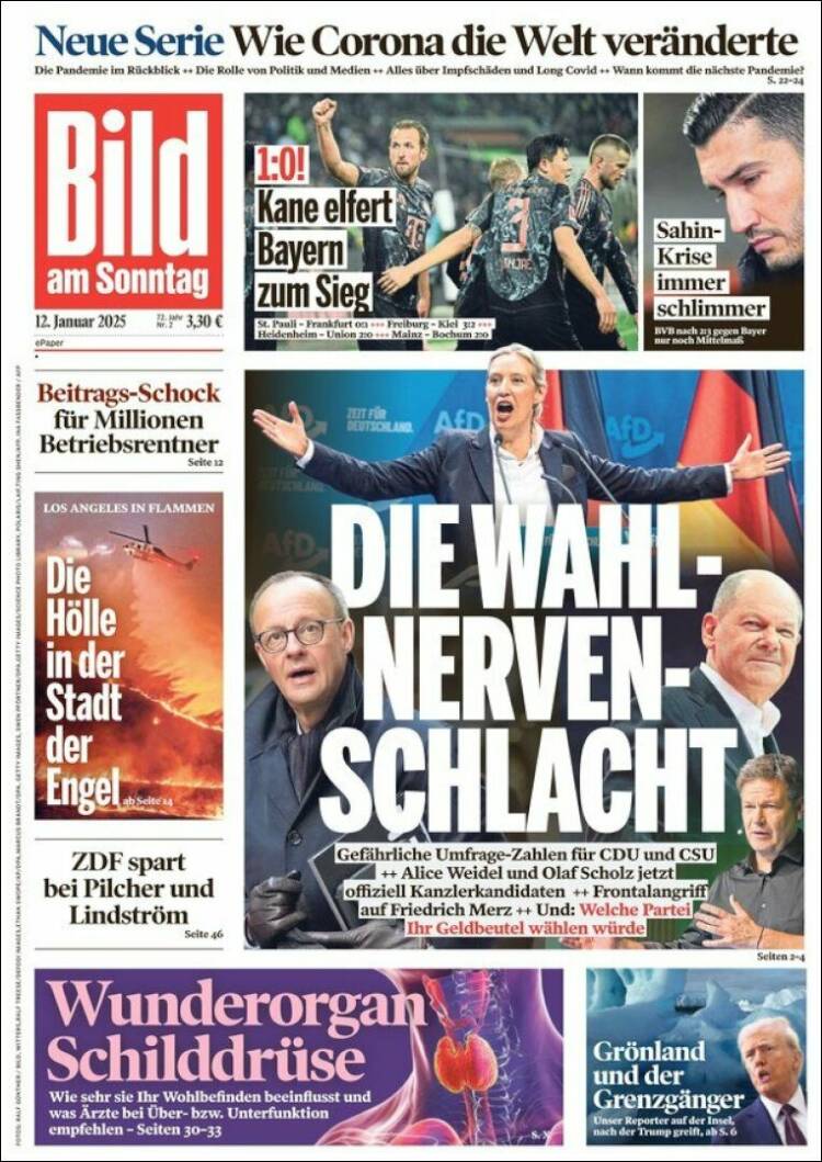 Portada de Bild (Alemania)
