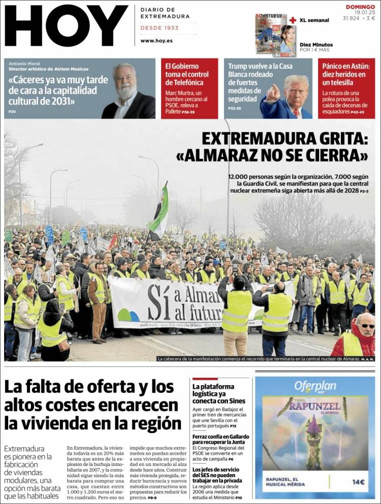 Portada de Hoy - Caceres (España)