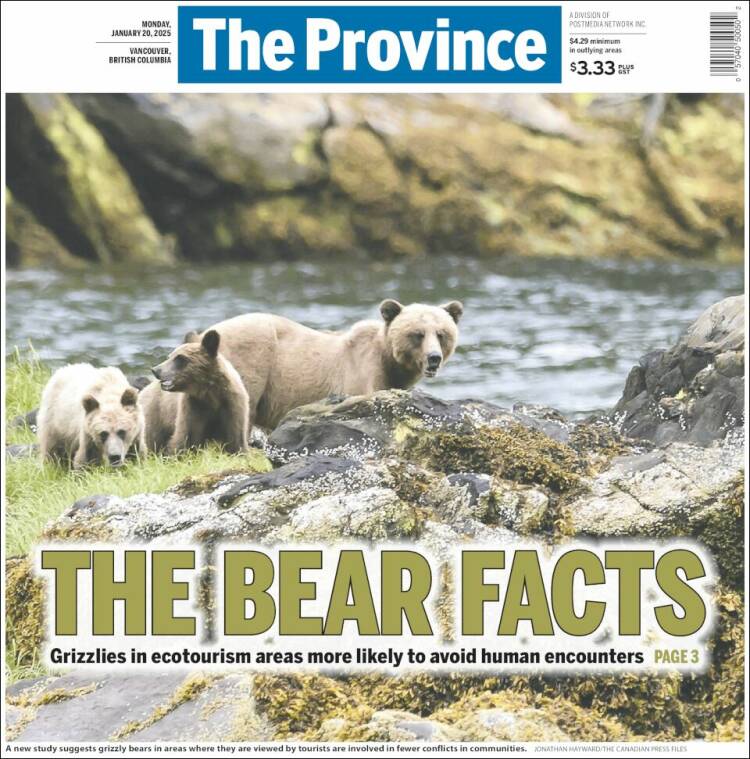 Portada de The Province (Canada)