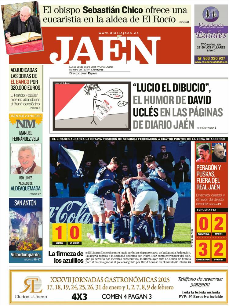 Portada de Diario Jaén (España)