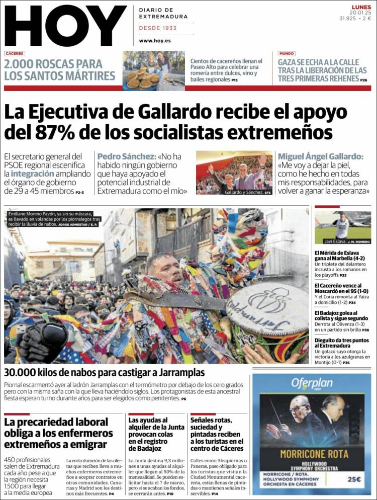 Portada de Hoy - Caceres (España)