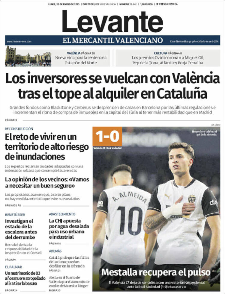 Portada de Levante (España)