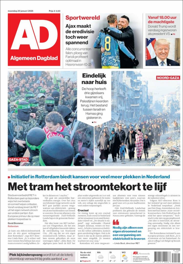 Portada de AD (Netherlands)