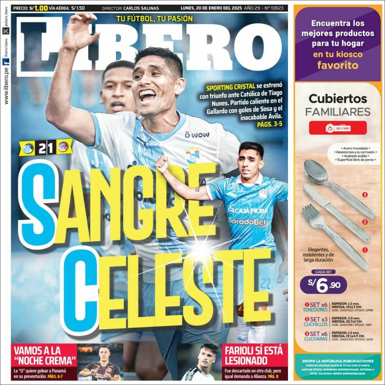 Portada de Líbero (Per&uacute;)