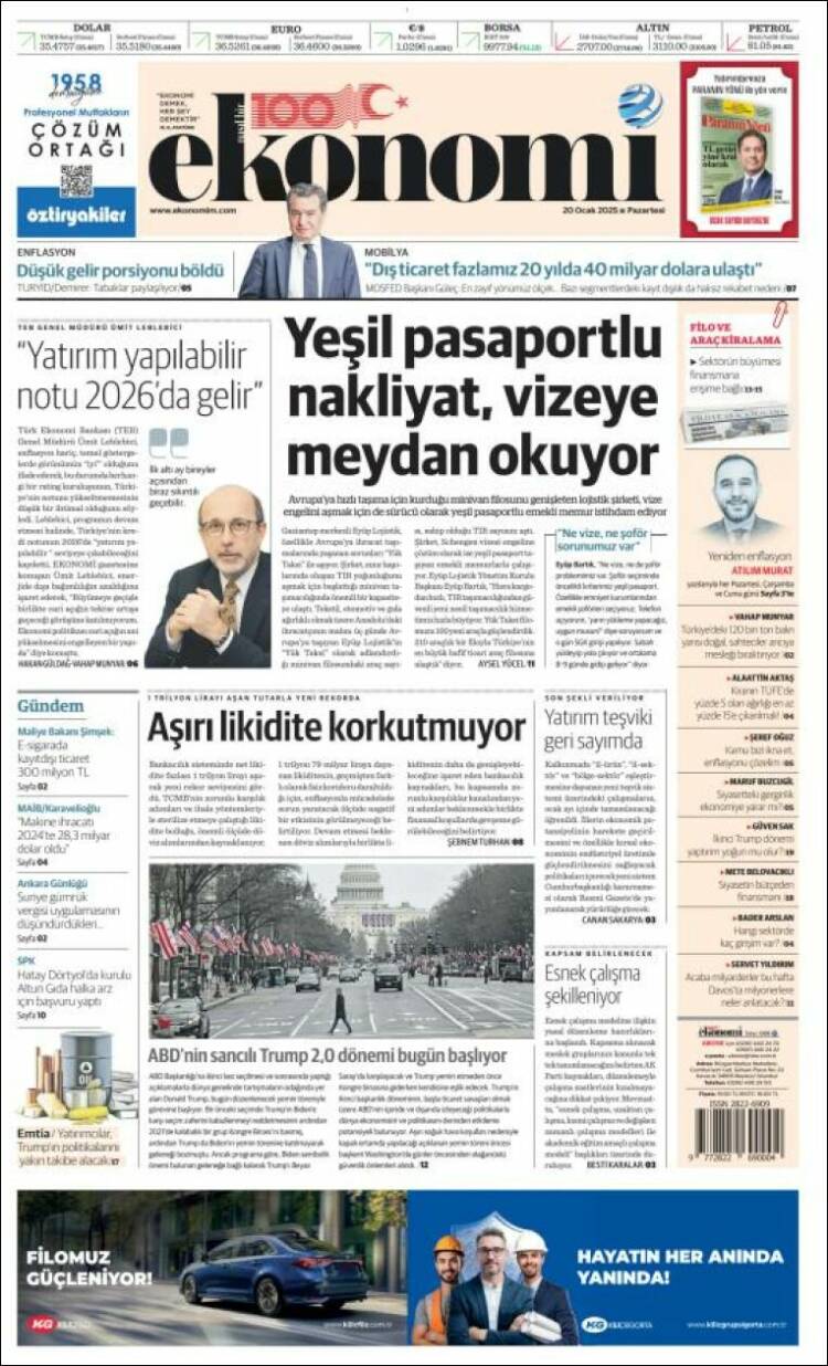 Portada de Dünya (Turqu&iacute;a)