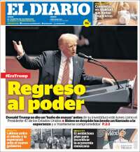 Portada de El Diario NY (USA)