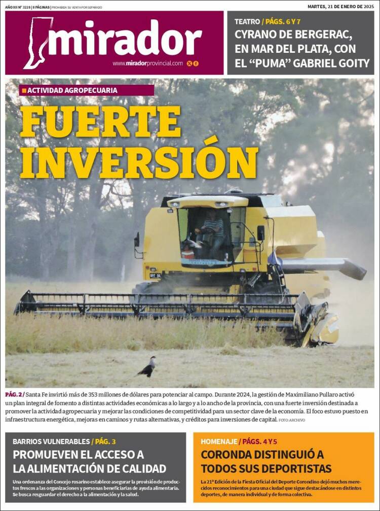 Portada de Mirador Provincial (Argentina)