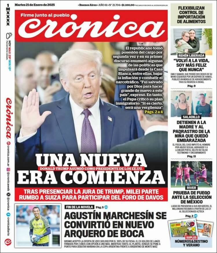 Portada de La Voz del Chaco (Argentina)