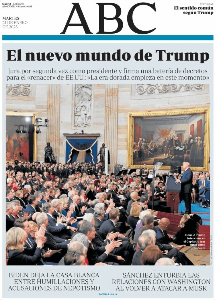 Portada de ABC (España)