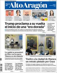 Portada de Diario del AltoAragón (España)