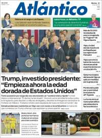 Portada de Atlántico Diario (España)