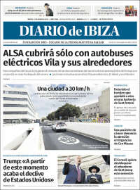 Portada de Diario de Ibiza (España)