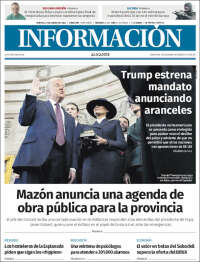 Portada de Diario Información (España)