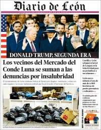 Portada de Diario de León (España)