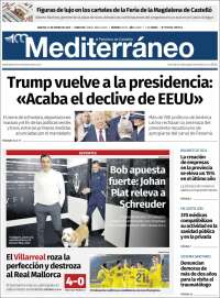 Portada de El Periódico Mediterraneo (España)