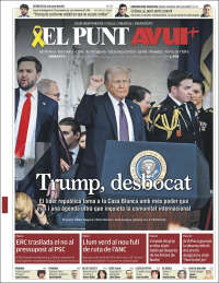 Portada de El Punt Avui (España)