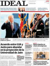 Portada de El Ideal de Jaén (España)