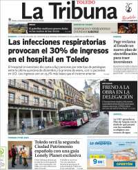 Portada de La Tribuna de Toledo (España)