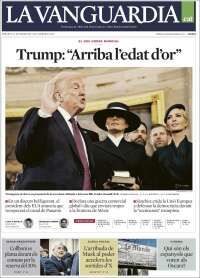 Portada de La Vanguardia (España)