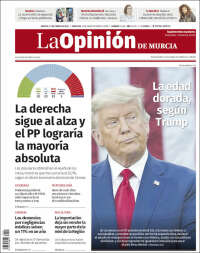 Portada de La Opinión de Murcia (España)