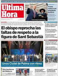 Portada de Última Hora (España)