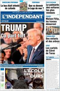 Portada de Le Indépendant (Francia)