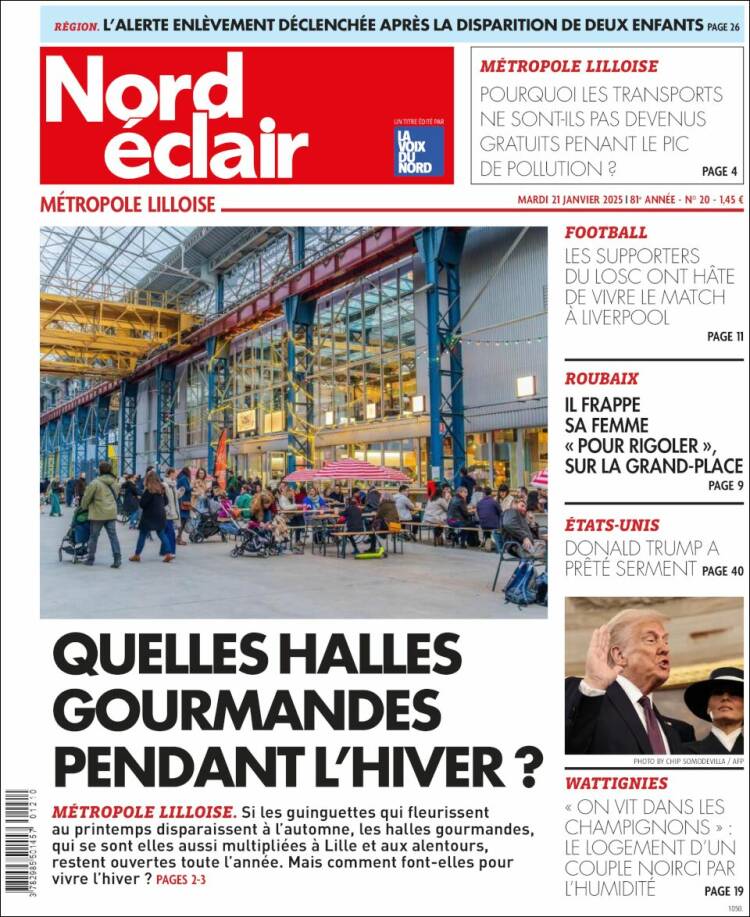 Portada de Nord Éclair (Francia)