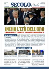 Portada de Secolo d'Italia (Italia)