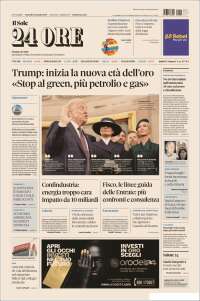 Portada de Il Sole 24 ORE (Italia)