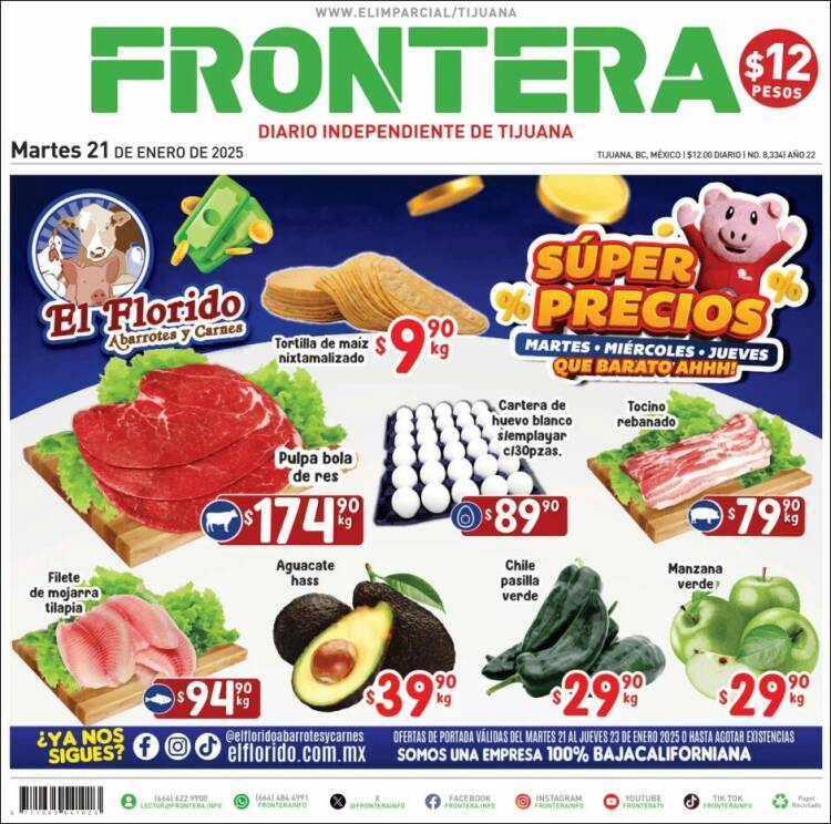 Portada de Frontera (México)