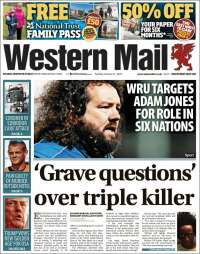 Portada de Western Mail (United Kingdom)