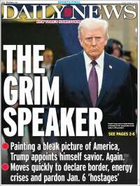 Portada de Daily News - New York (USA)