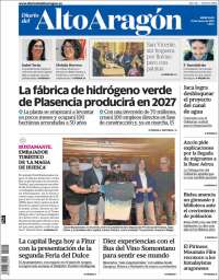 Portada de Diario del AltoAragón (España)