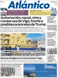 Portada de Atlántico Diario (España)