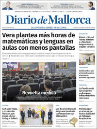 Portada de Diario de Mallorca (España)