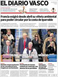 Portada de Diario Vasco (España)