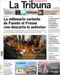 Portada de La Tribuna de Ciudad Real (España)