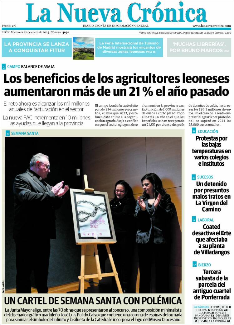 Portada de La Nueva Crónica (España)