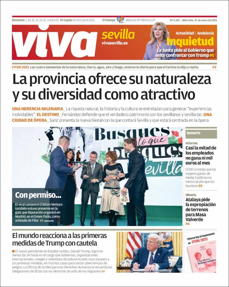 Portada de Viva Sevilla (España)