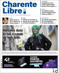 Portada de Charente Libre (Francia)