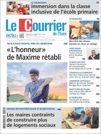 Portada de Le Courrier de l'Ouest (Francia)