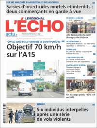 Portada de L'Echo de la Haute-Vienne (France)