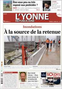 Portada de L'Yonne-Républicaine (Francia)