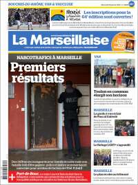 Portada de La Marseillaise (Francia)